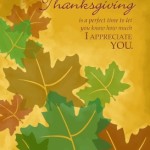 Thanksgiving Thank You Cards