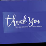 business thank you cards