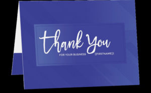 business thank you cards