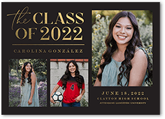 college graduation announcement