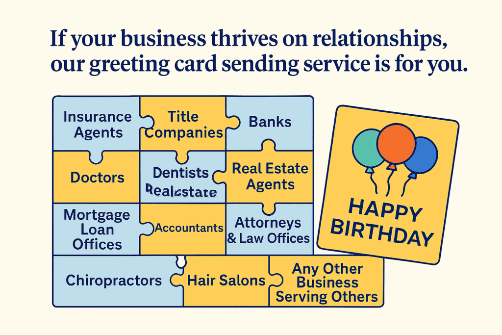 birthday card section 4 compressed Our business birthday cards program is perfect for any service business